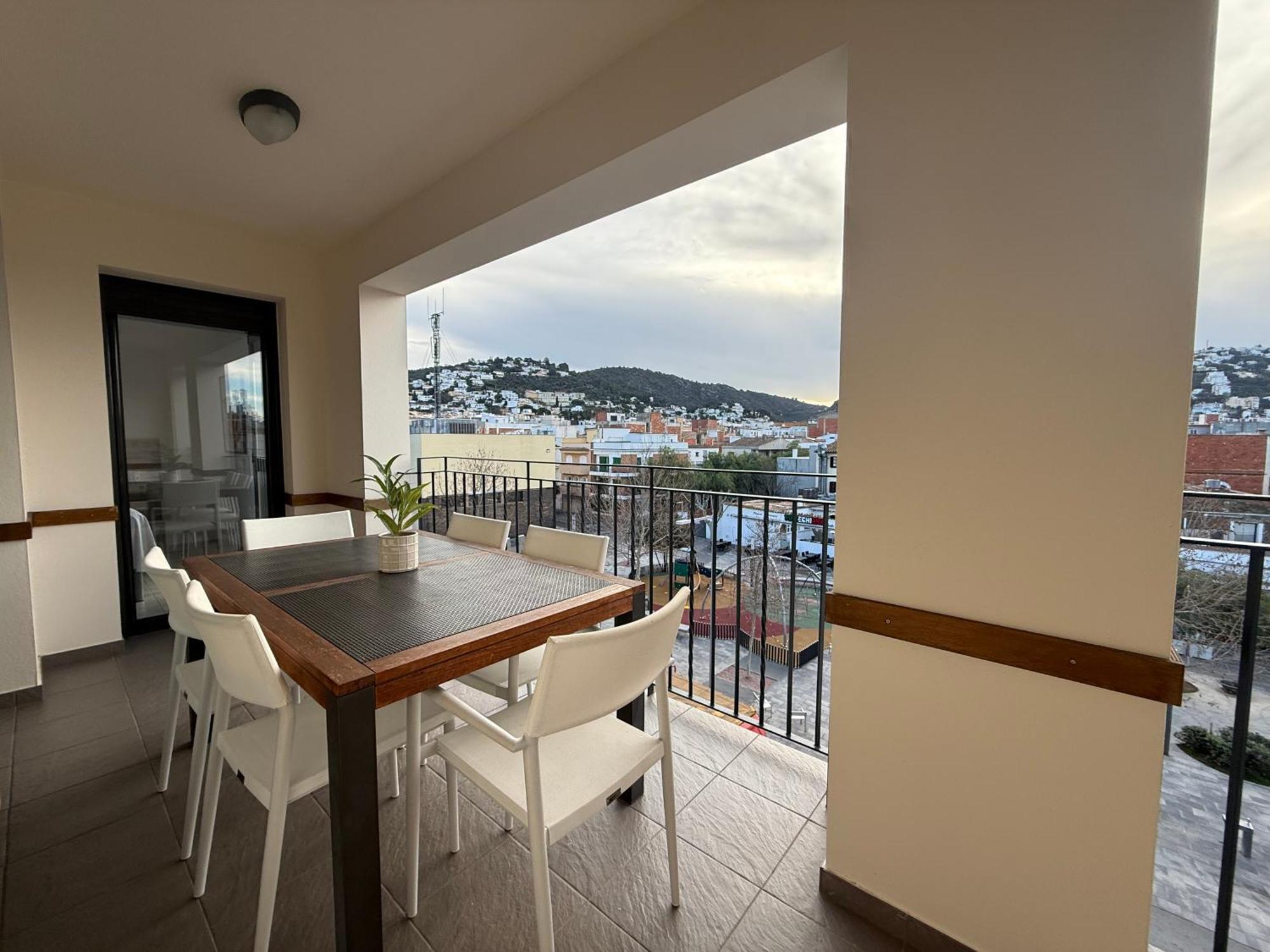 Ferienwohnung Agi Riera Ginjolers Roses Exterior foto