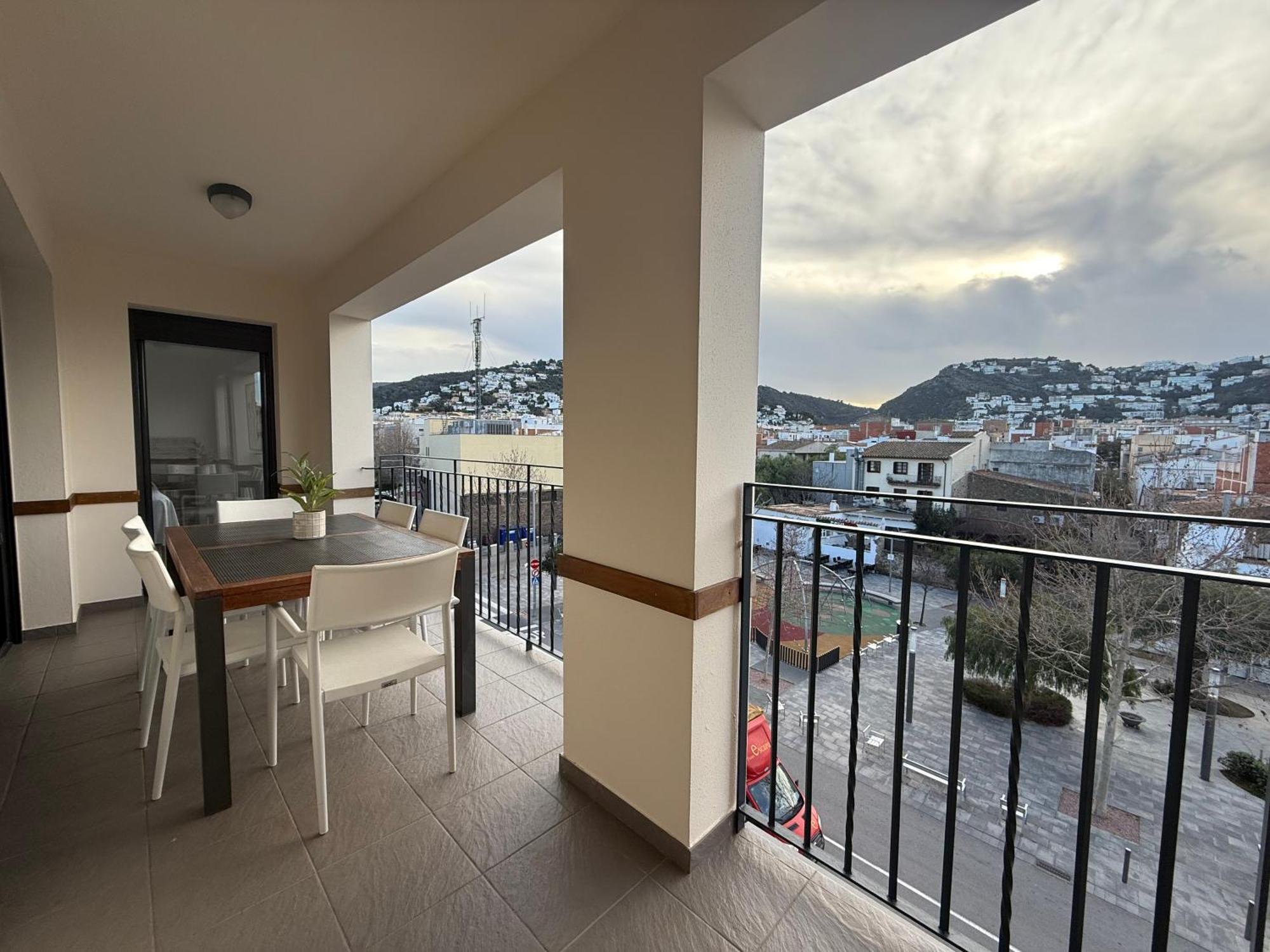 Ferienwohnung Agi Riera Ginjolers Roses Exterior foto